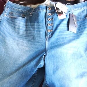 Torrid Button fly blue jeans